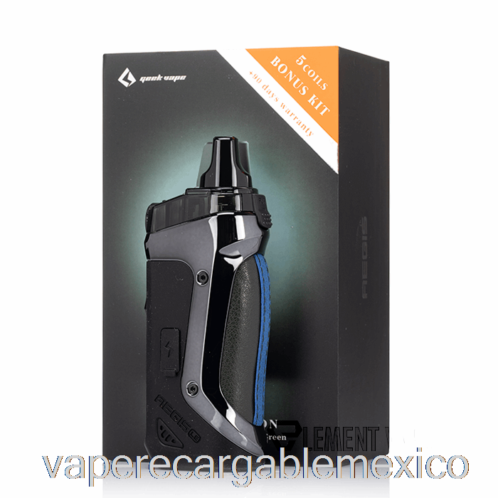 Vape Recargable Geek Vape Aegis Boost 40w Pod Mod Kit Le Bonus Kit - Verde Medianoche
